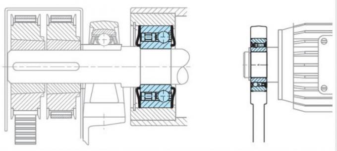 一方向スプラグ型オーバーランニングクラッチ 20x47x14mm 密封 CSK20PP Gcr15 印刷機用 3