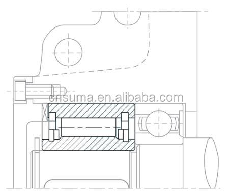 一方向クラッチベアリング ローラー型ベアリング ASNU25 TFS25 1